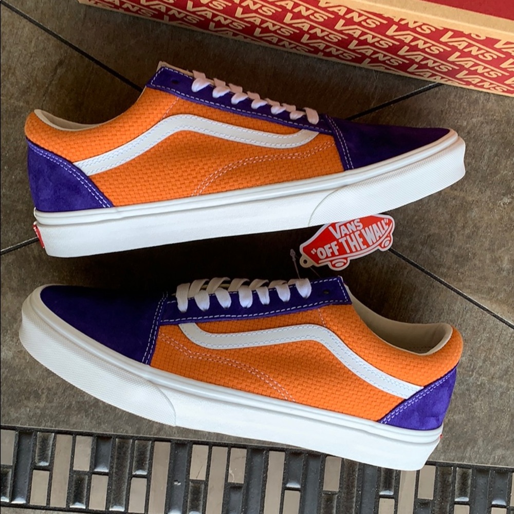 VANS OLD SKOOL P&C Bl/Apricot Buff - Picture 13 of 16